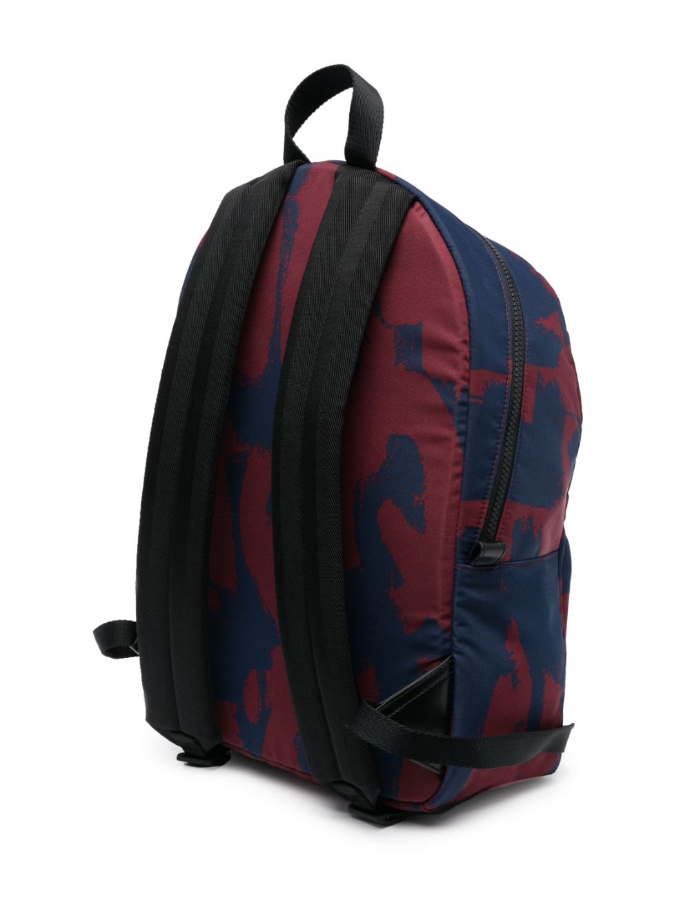 Alexander McQueen graffiti logo-print backpack