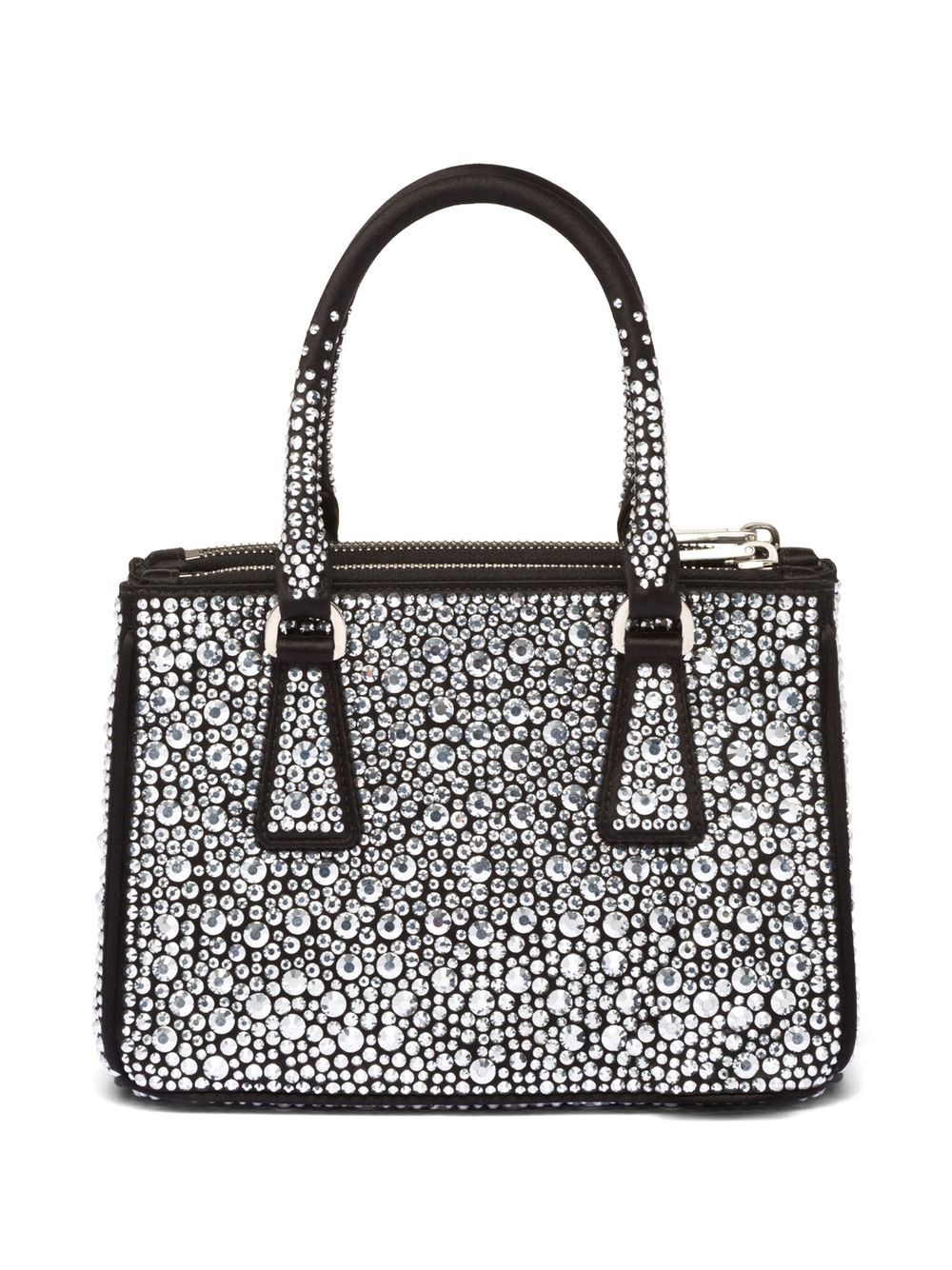 Pra*a galleria crystal-embellished satin mini bag