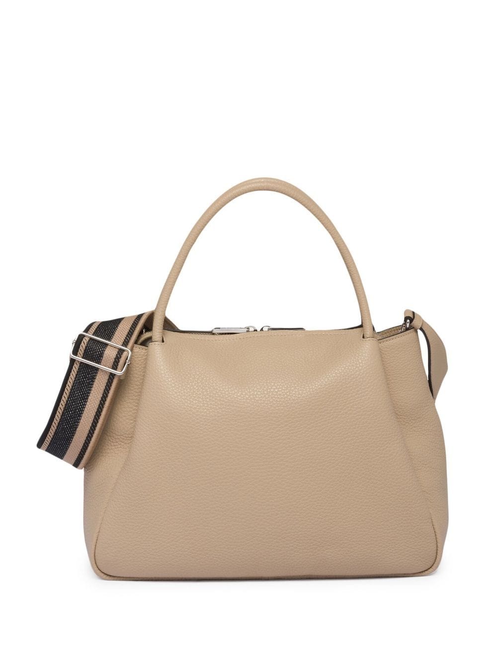 Pra*a logo-lettering top-handle bag