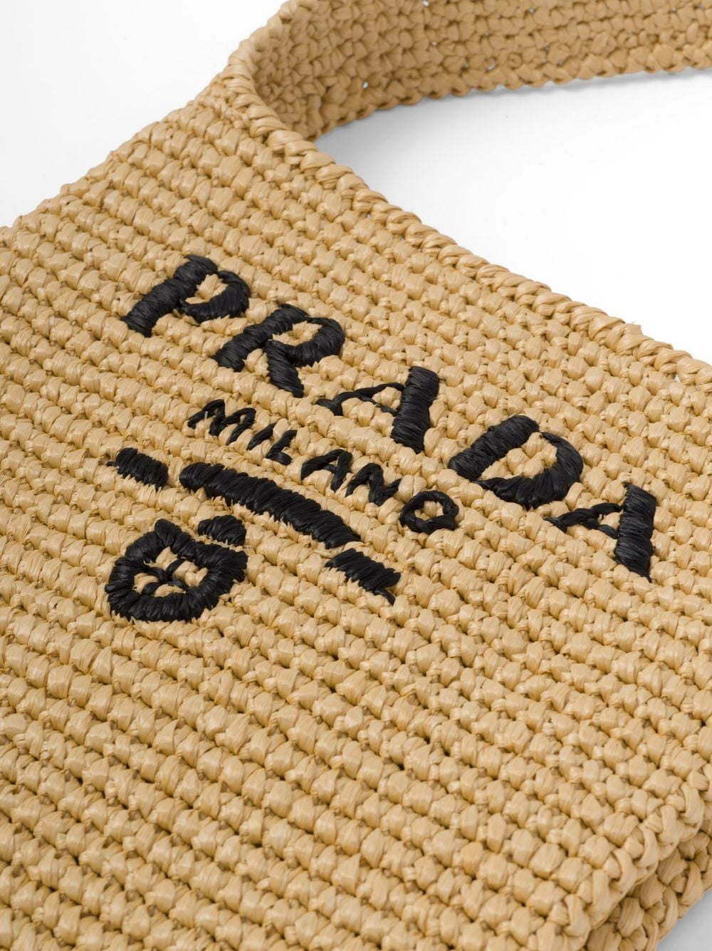 Pra*a raffia tote bag