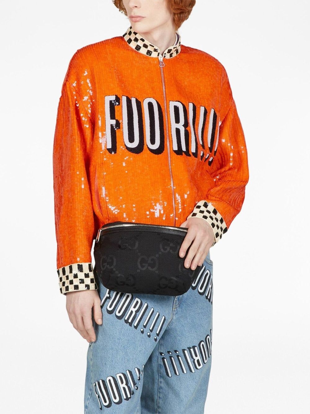 G*u*i jumbo gg belt bag