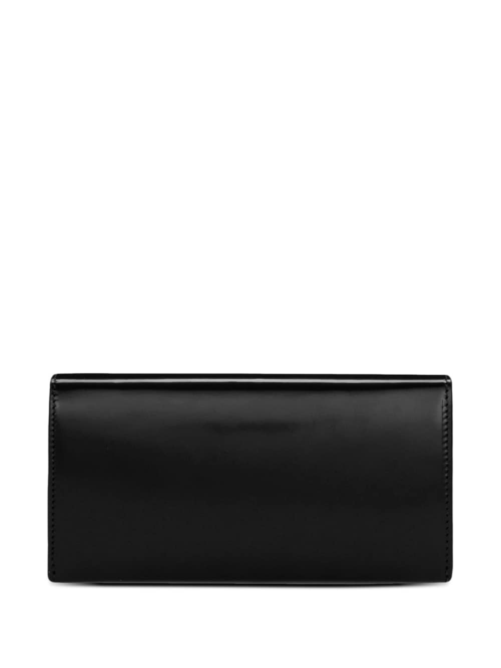 Ferragamo geometric leather clutch