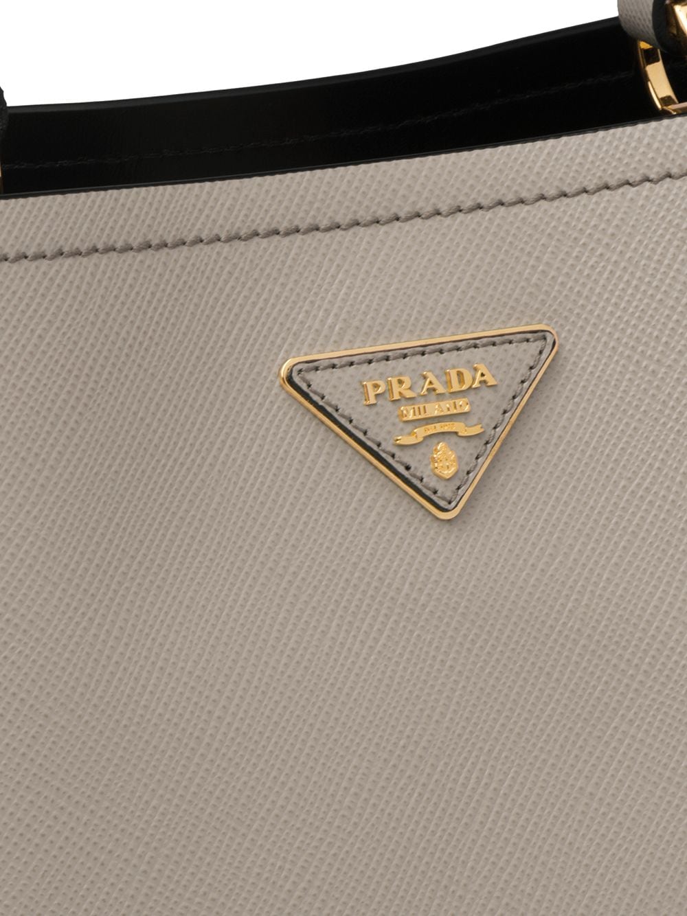 Pra*a medium double saffiano tote bag