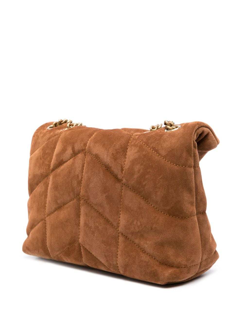 Saint Laurent Puffer Toy suede shoulder bag