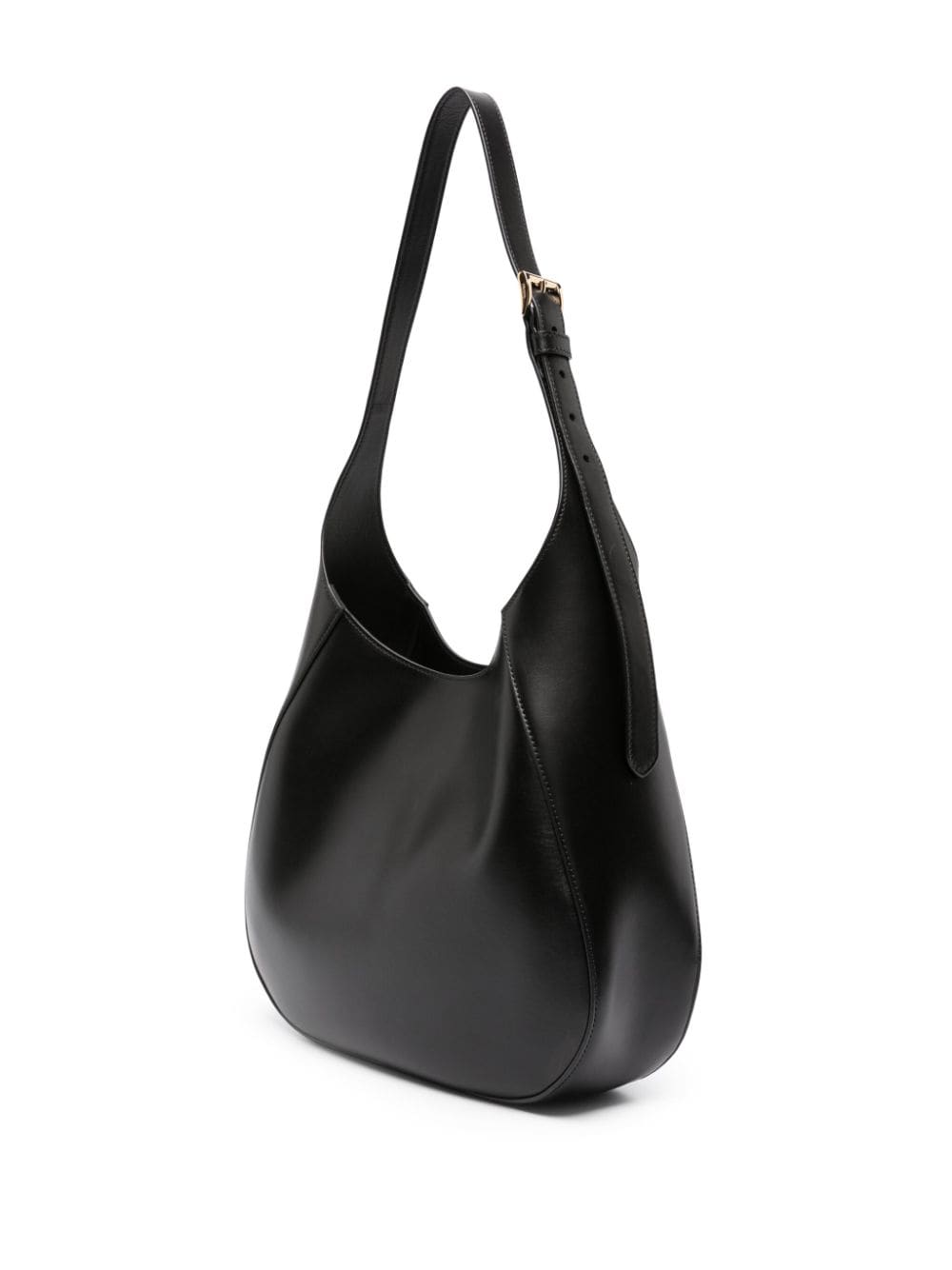 Pra*a symbol triangle-logo leather bag