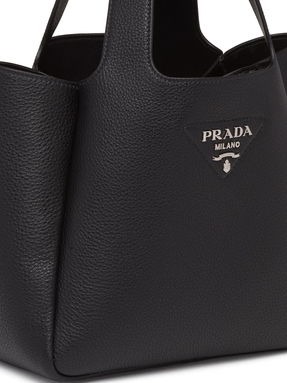 Pra*a logo-plaque tote bag