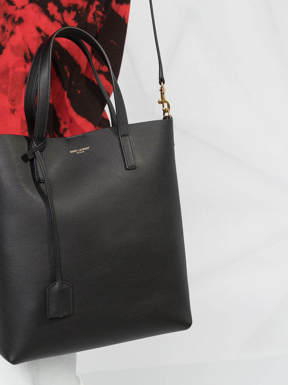 Saint Laurent Shopping tag detail tote bag