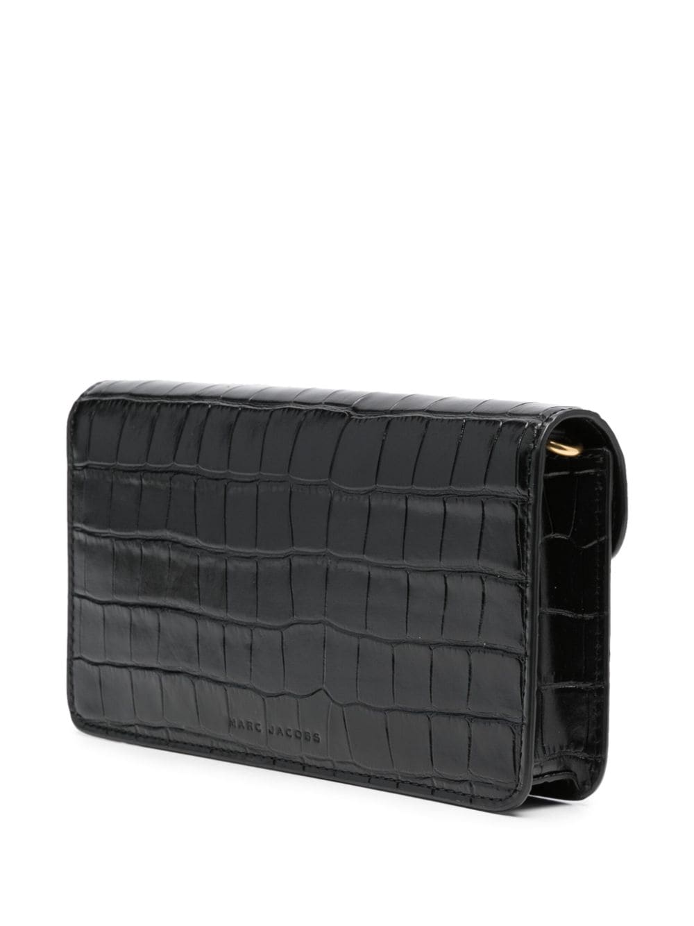 Marc Jacobs The Croc-Embossed Longshot chain wallet