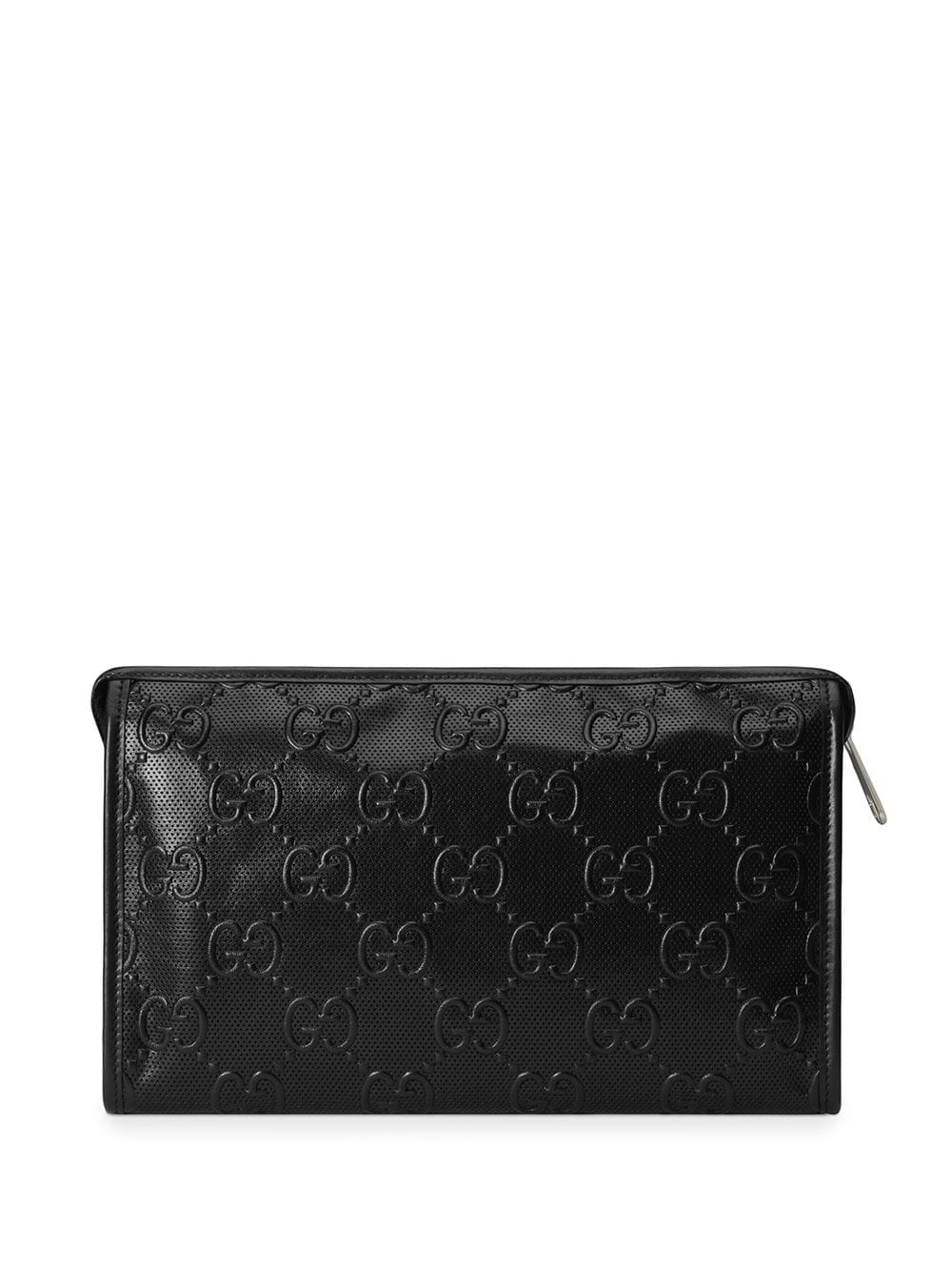 G*u*i gg-embossed clutch bag