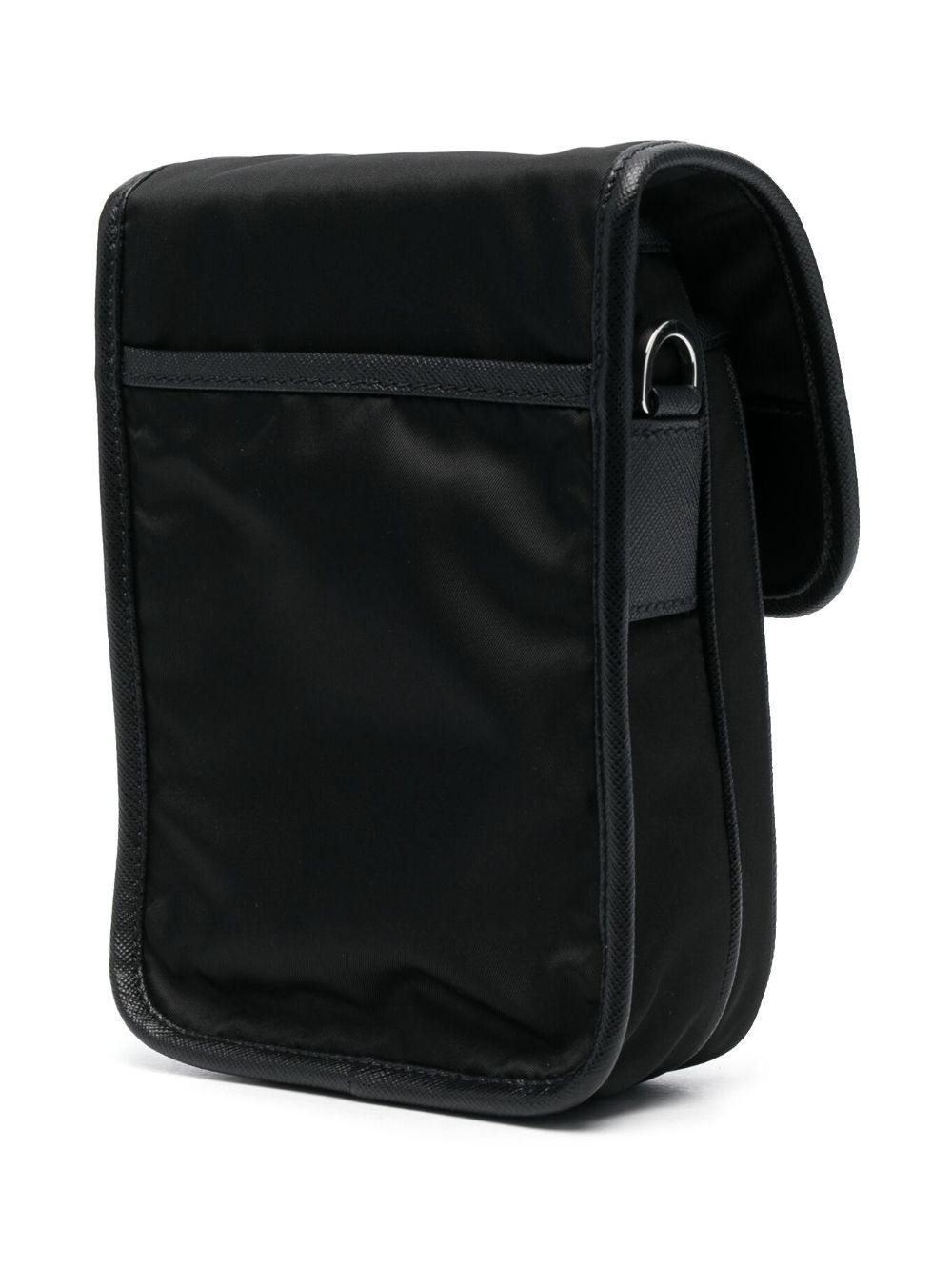 Pra*a re-nylon logo-plaque messenger bag