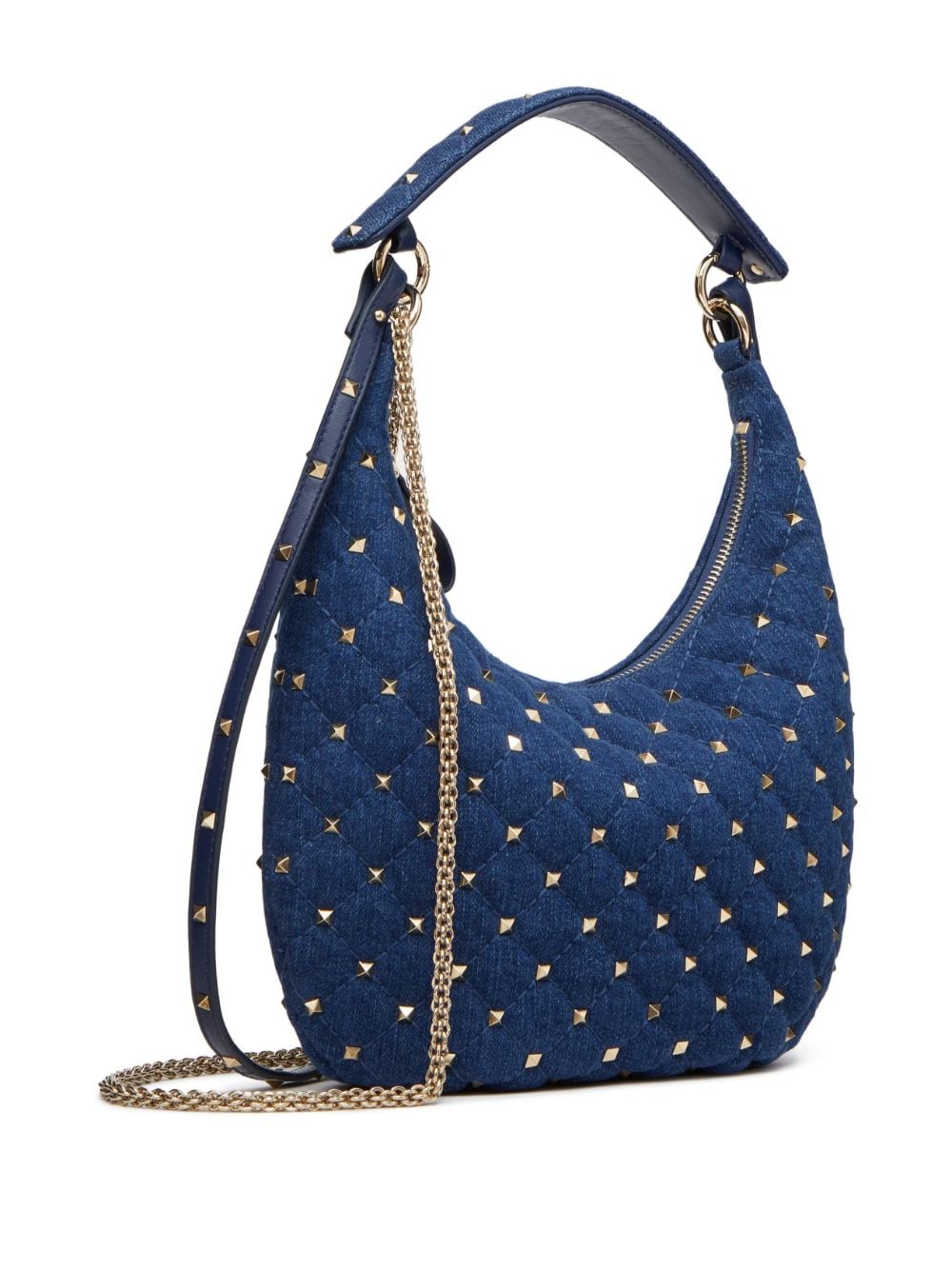 Valentino Garavani small Rockstud Spike denim shoulder bag