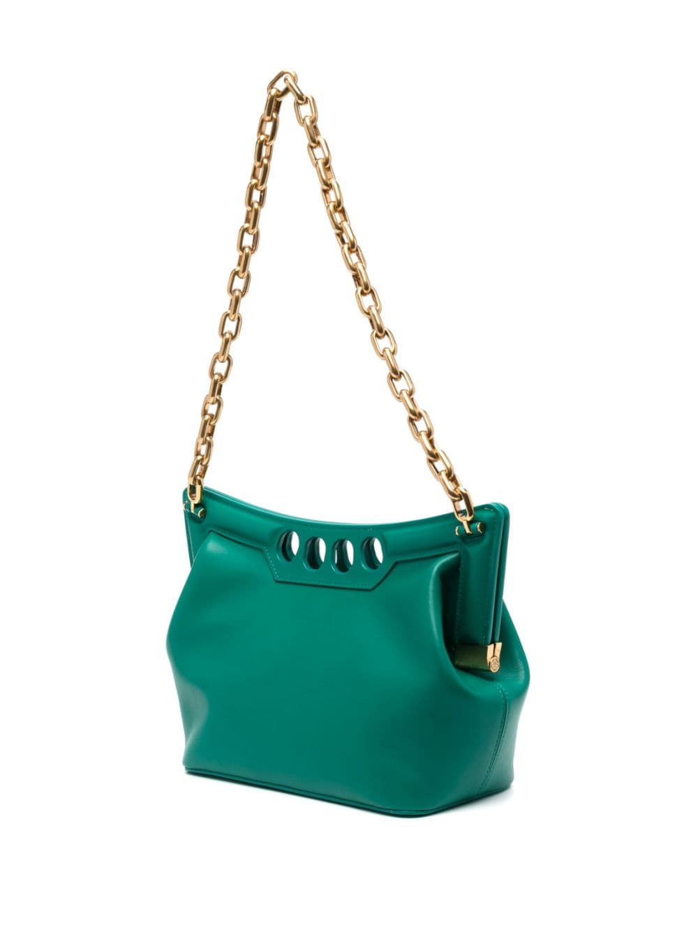 Alexander McQueen small The Peak leather shoulder bag