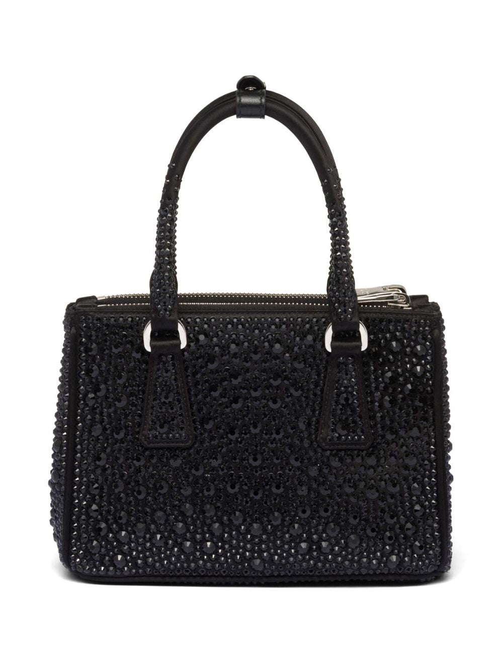 Pra*a galleria crystal-embellished satin mini bag