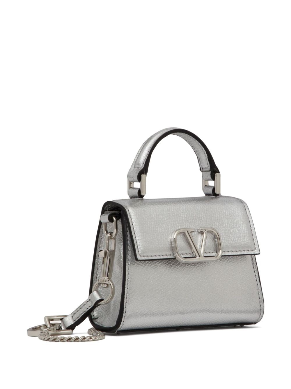 Valentino Garavani micro VSling metallic handbag