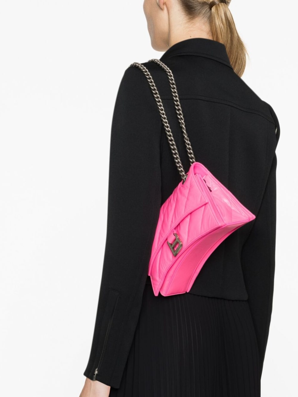 Ba*len*cia*ga small crush quilted shoulder bag