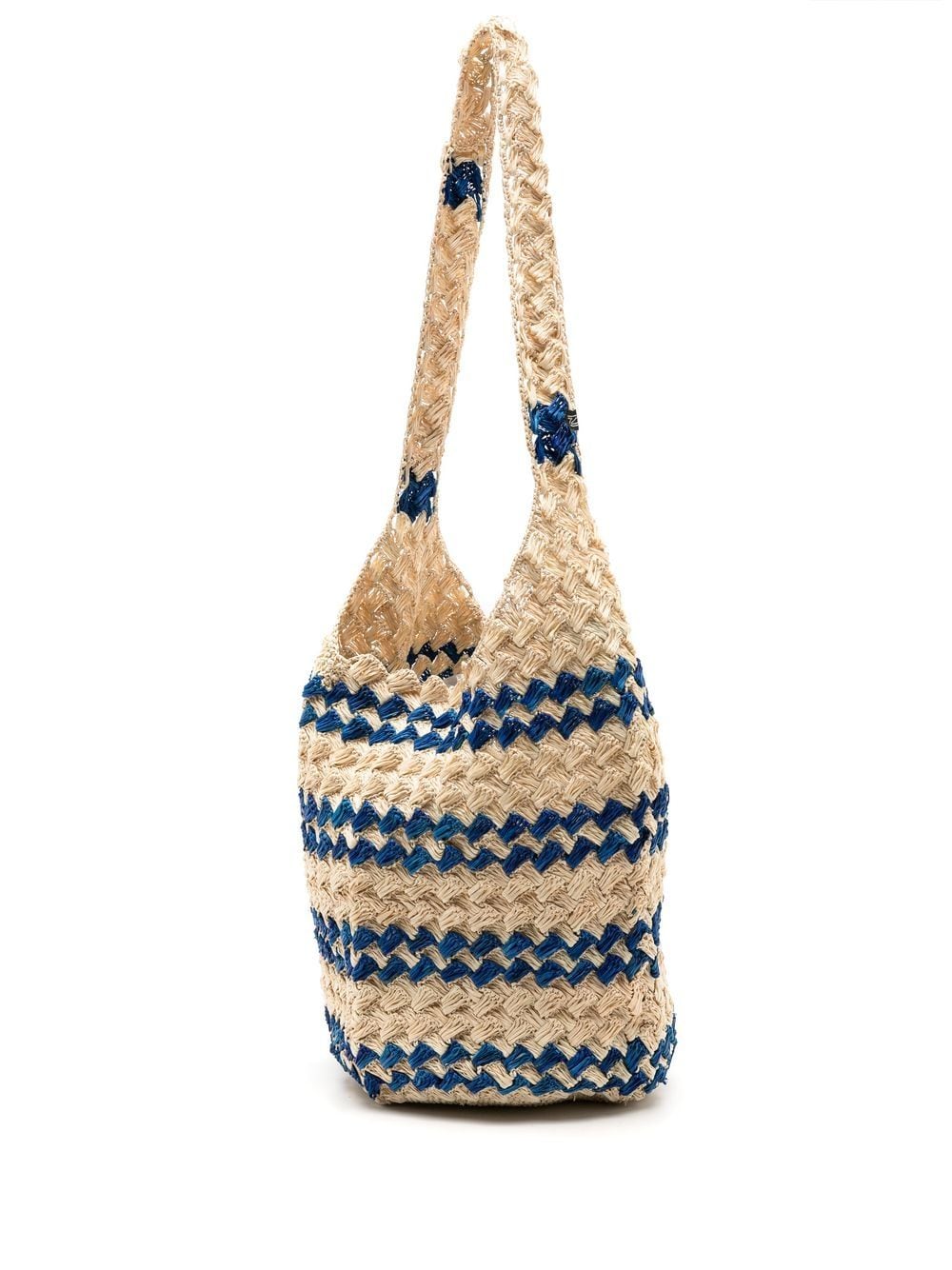 Nannacay Santa Isabel straw shoulder bag