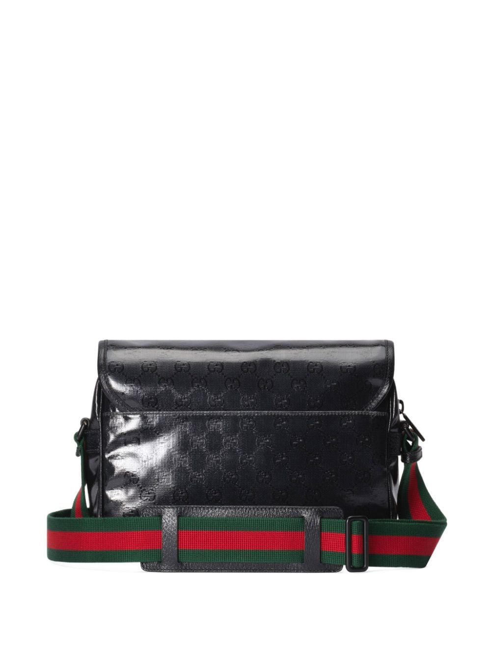 G*u*i gg crystal-embellished messenger bag