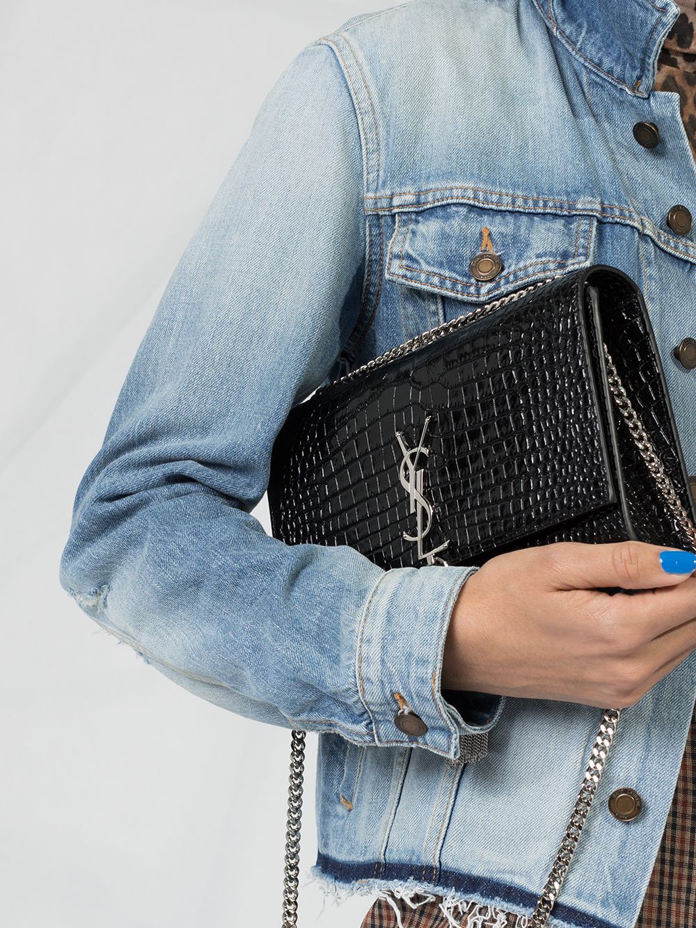 Saint Laurent medium Kate Monogram satchel