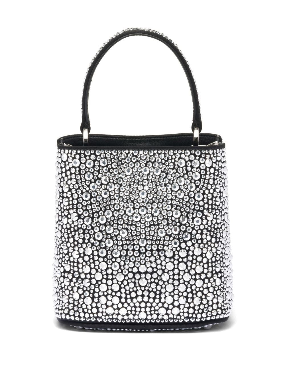 Pra*a small panier crystal-embellished tote bag