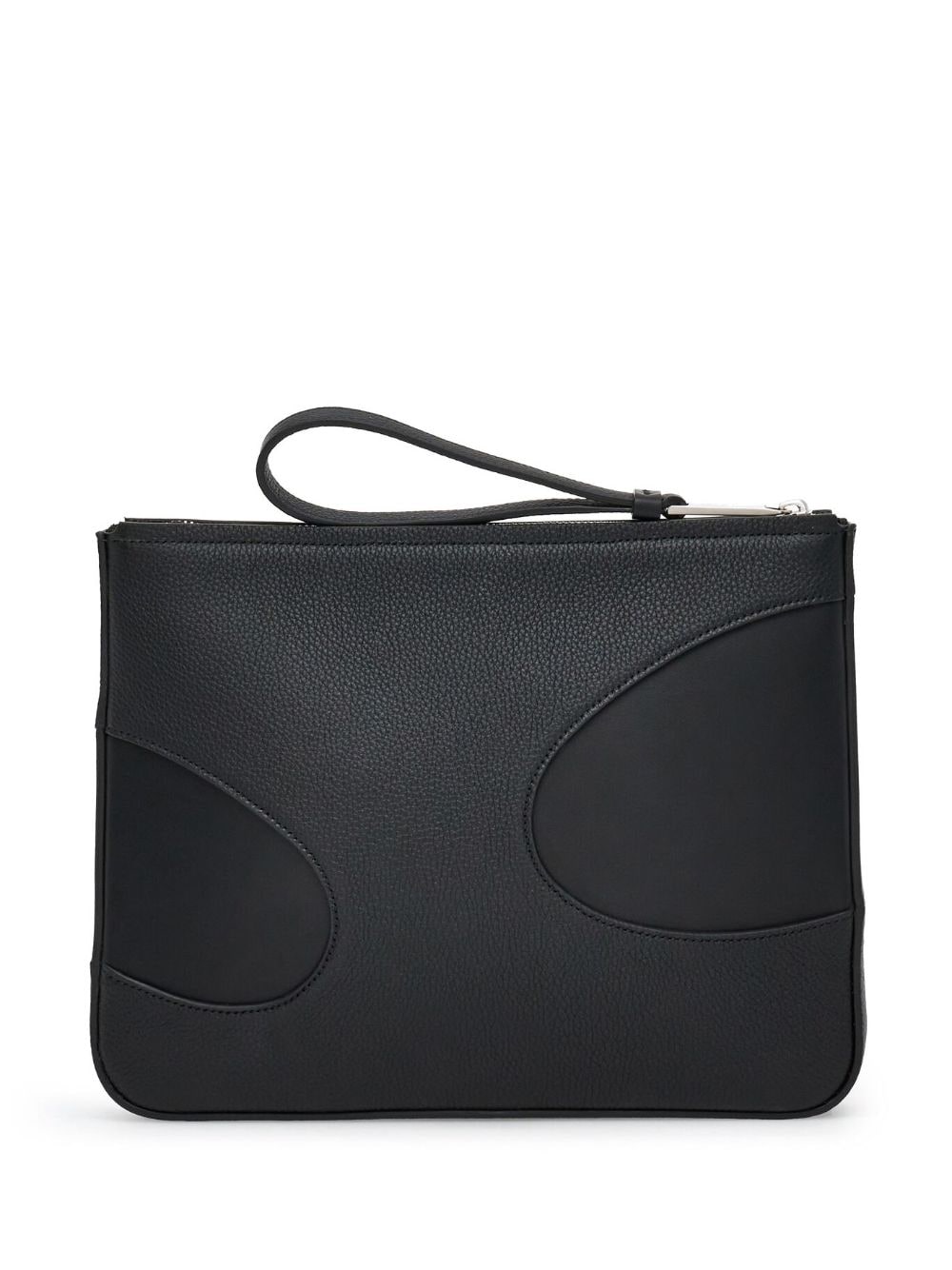 Ferragamo cut-out detailing leather clutch bag