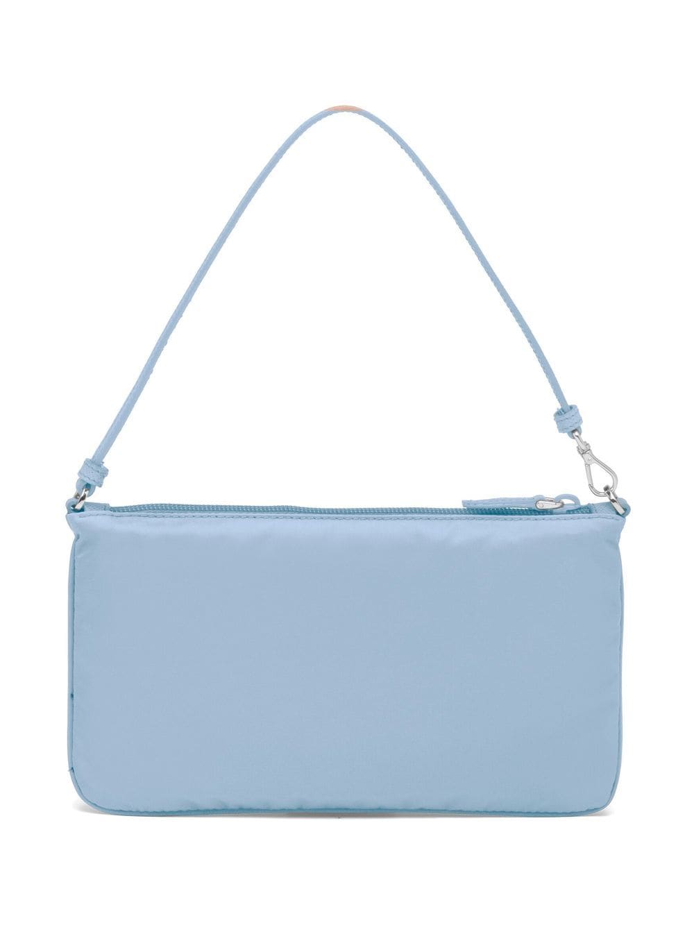 Pra*a re-nylon logo-plaque shoulder bag