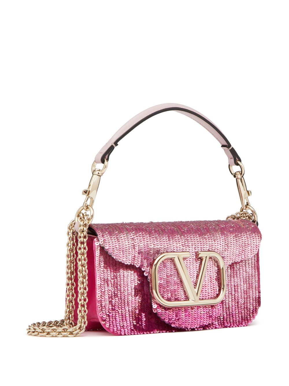 Valentino Garavani small Locò embroidered shoulder bag