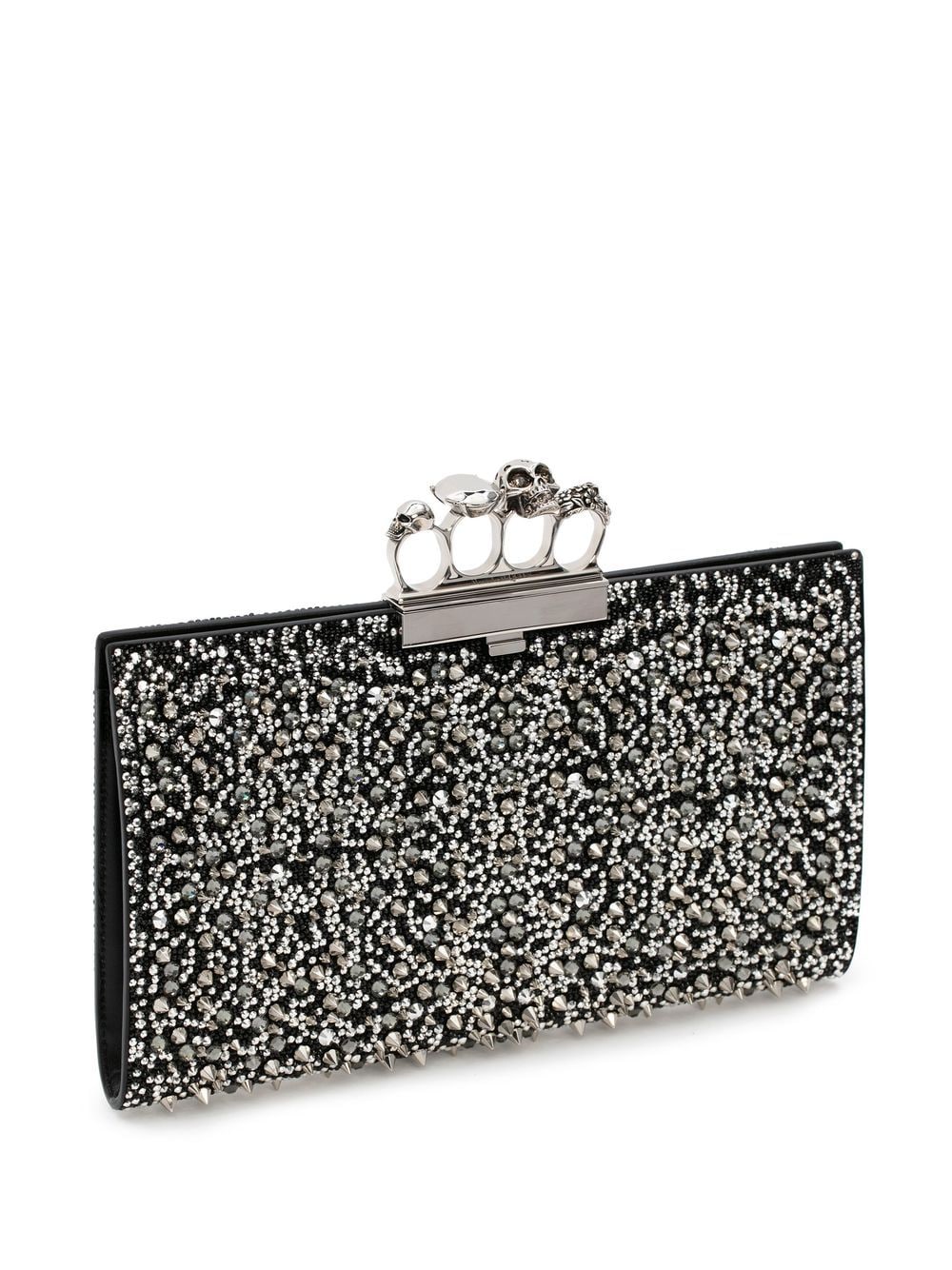 Alexander McQueen embellished-knuckle-clutch bag