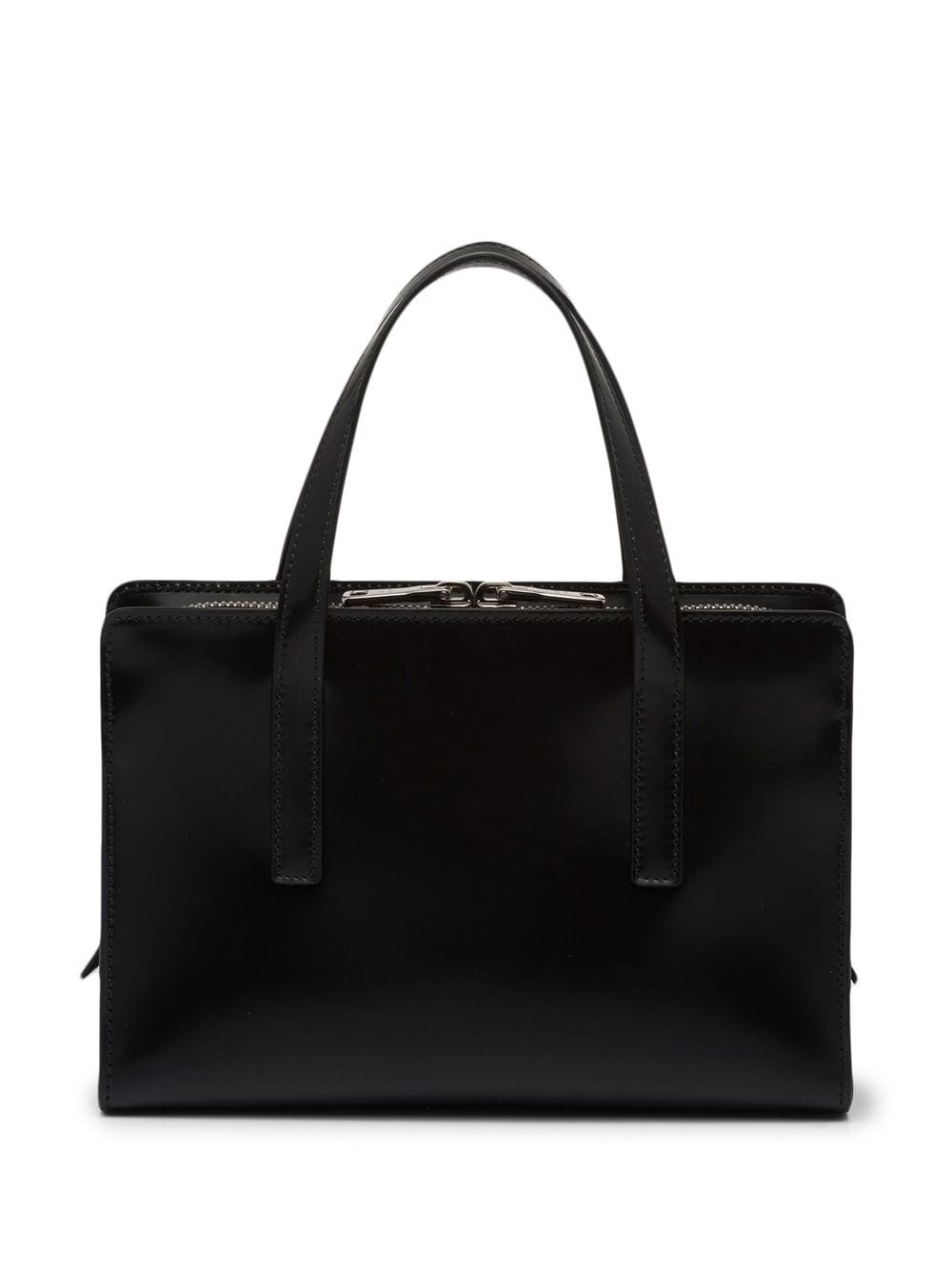 Pra*a mini re-edition 1995 brushed-leather tote bag