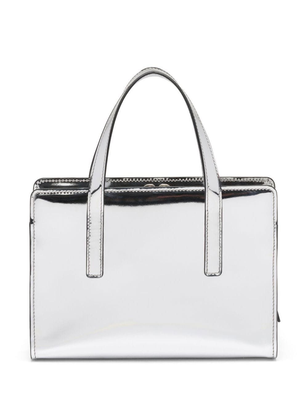 Pra*a re-edition 1995 metallic tote bag