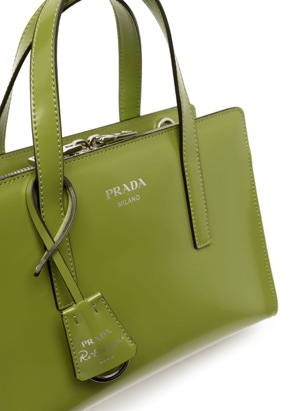 Pra*a re-edition 1995 leather tote bag
