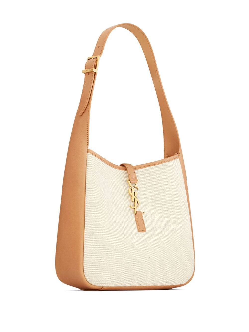 Saint Laurent Le 5 à 7 monogram-plaque shoulder bag