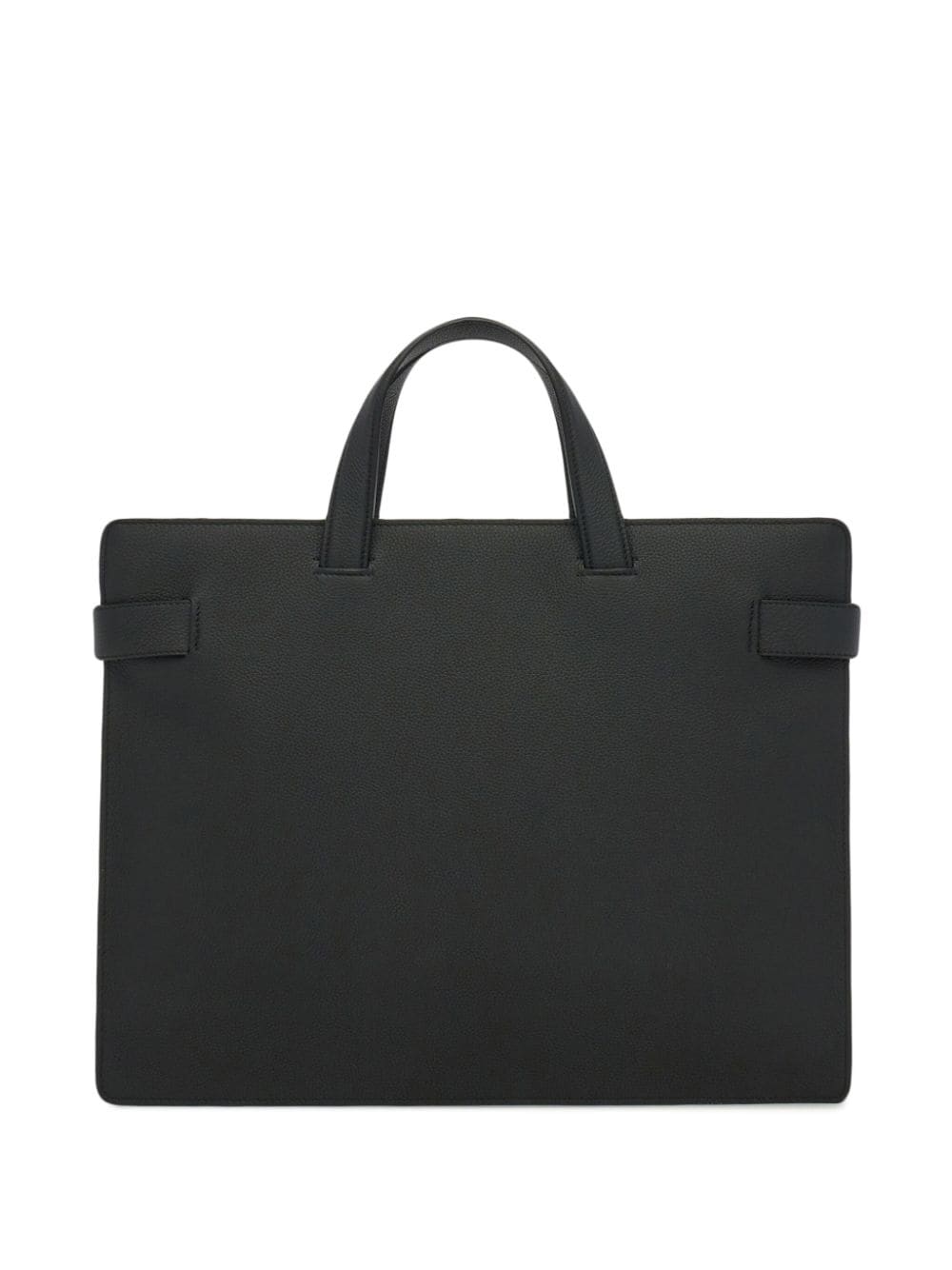 Ferragamo Gancini-buckle leather briefcase