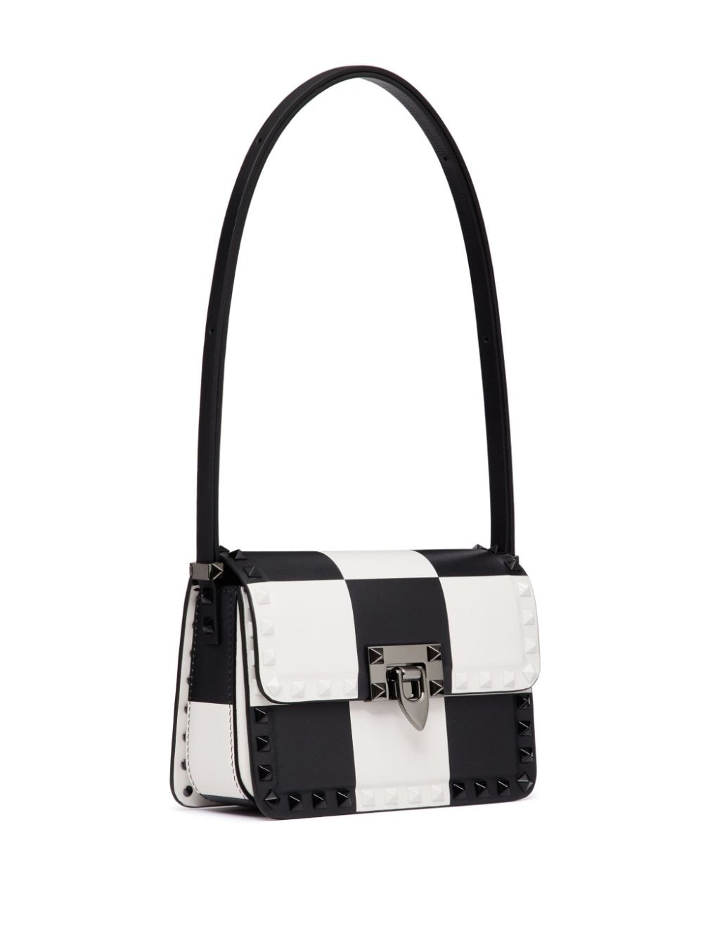 Valentino Garavani small Rockstud23 chess-print shoulder bag