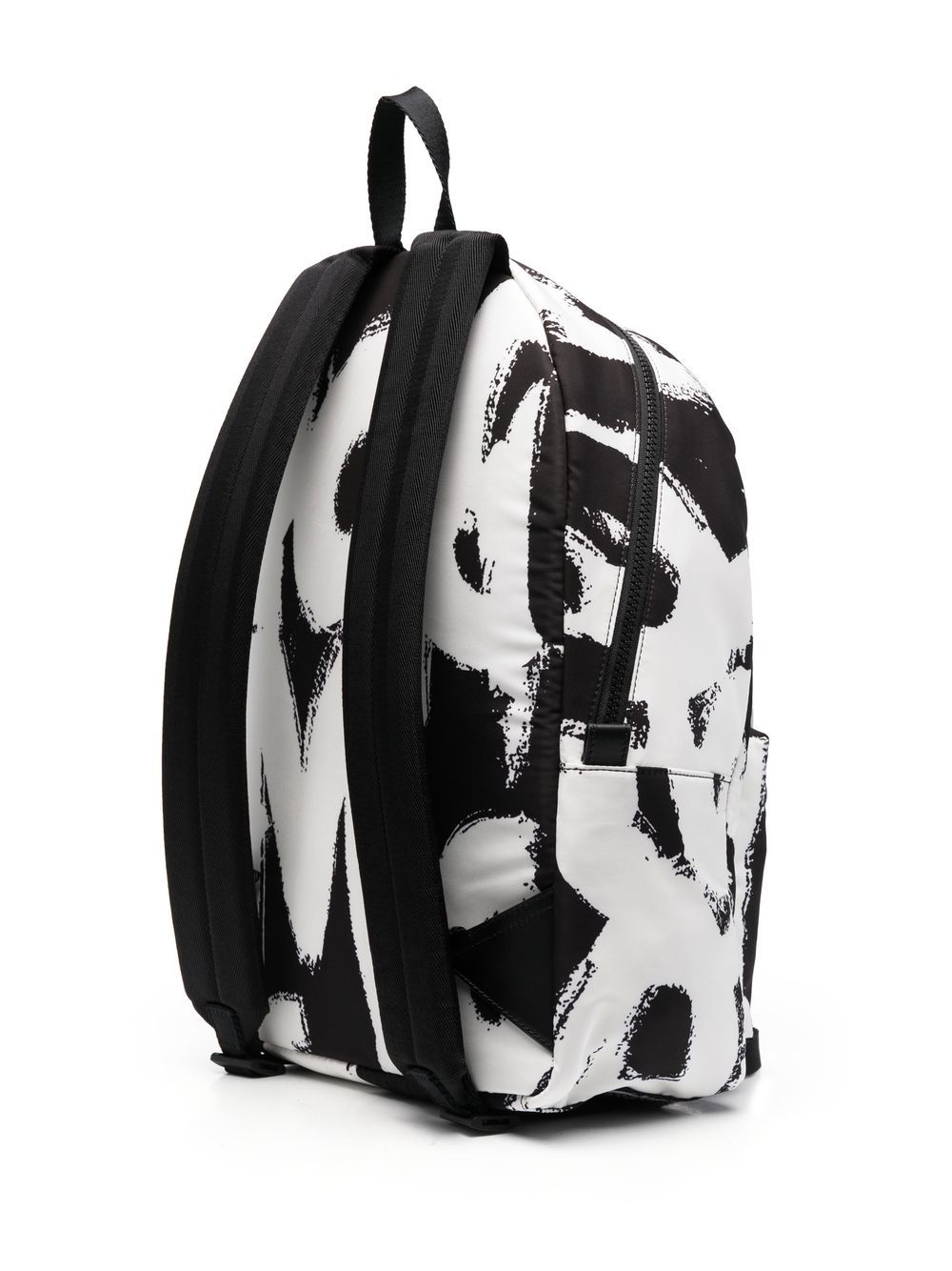 Alexander McQueen graffiti-print backpack