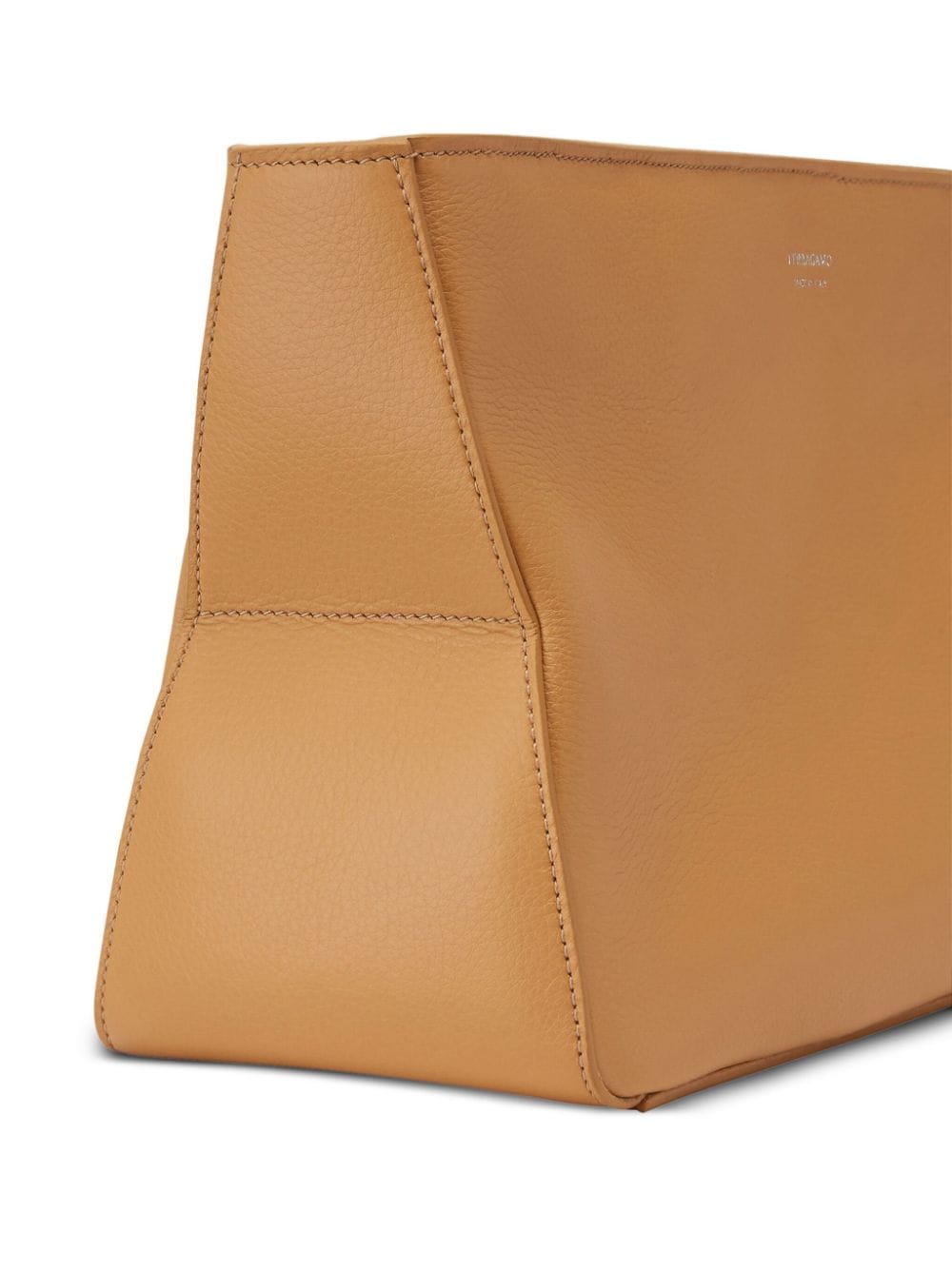 Ferragamo logo-debossed clutch bag