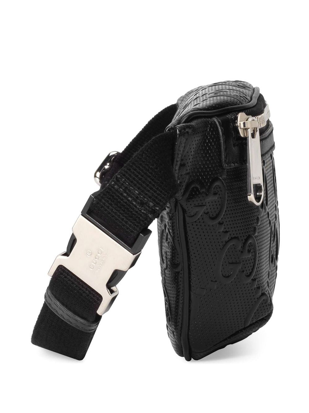 G*u*i gg-embossed belt bag