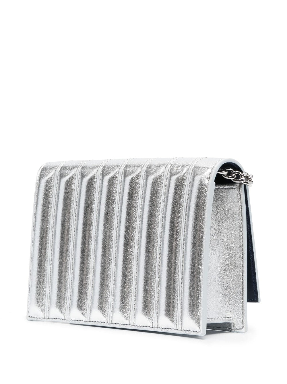 Alexander McQueen metallic-effect skull crossbody bag