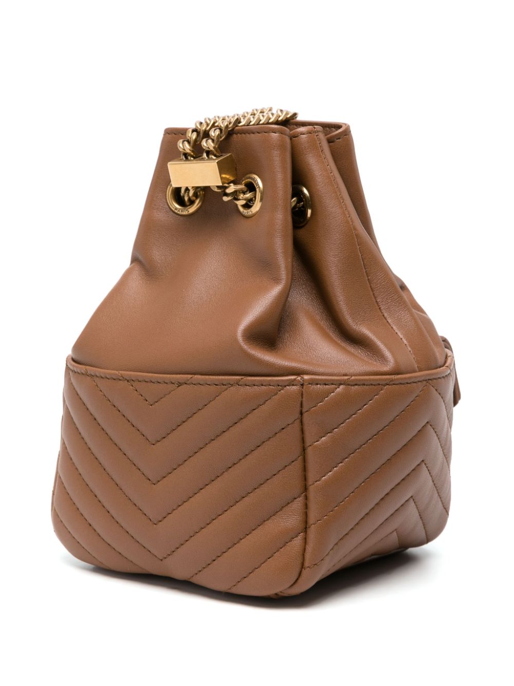 Saint Laurent mini Joe quilted leather bucket bag