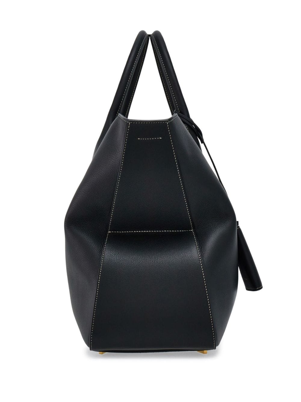 Ferragamo logo-print leather tote bag