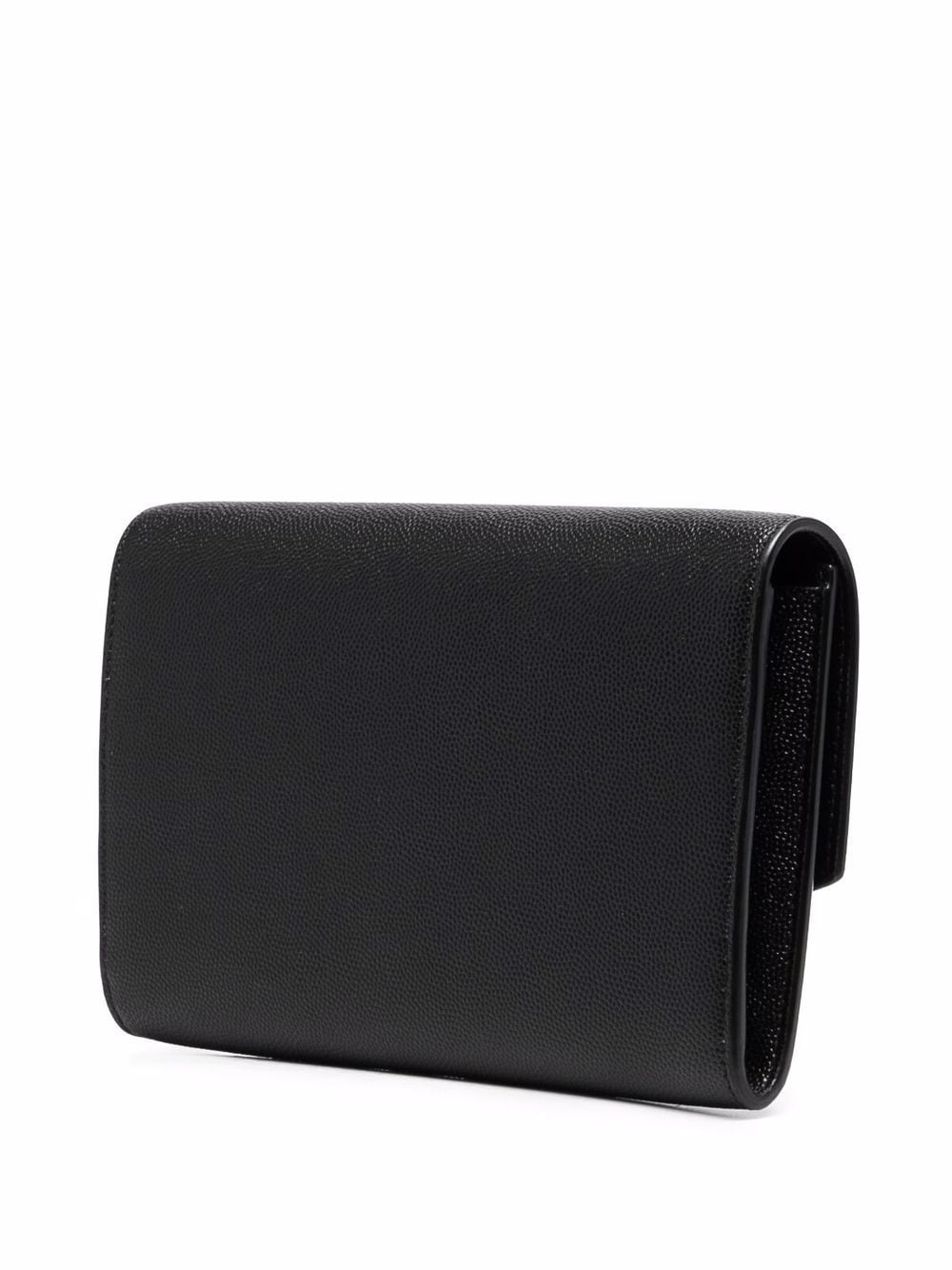 Saint Laurent envelope leather clutch bag