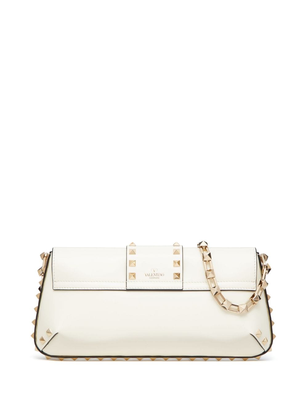 Valentino Garavani Rockstud brushed-leather shoulder bag