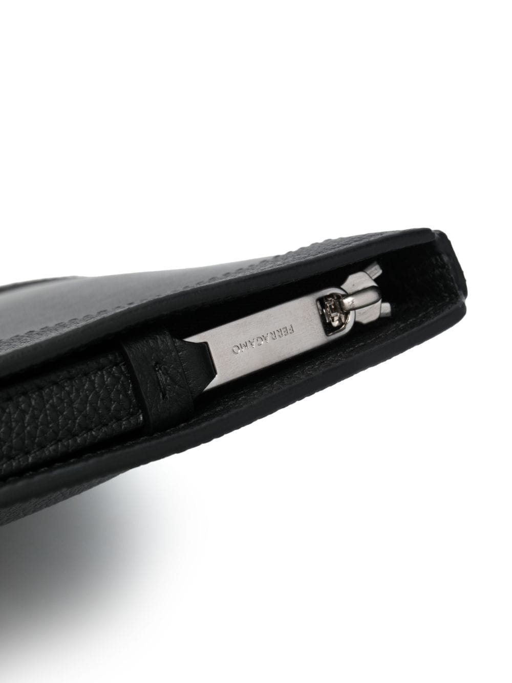 Ferragamo cut-out detail leather portfolio case