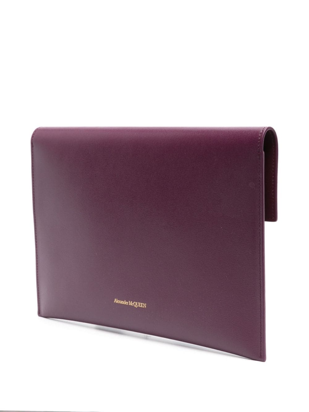 Alexander McQueen skull-embellished evelope clutch bag