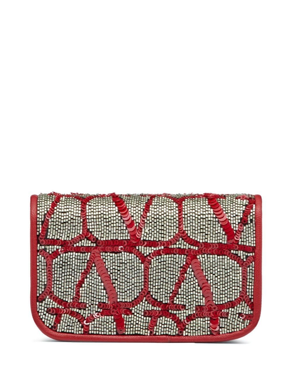 Valentino Garavani VLogo Signature bead-embellished mini bag