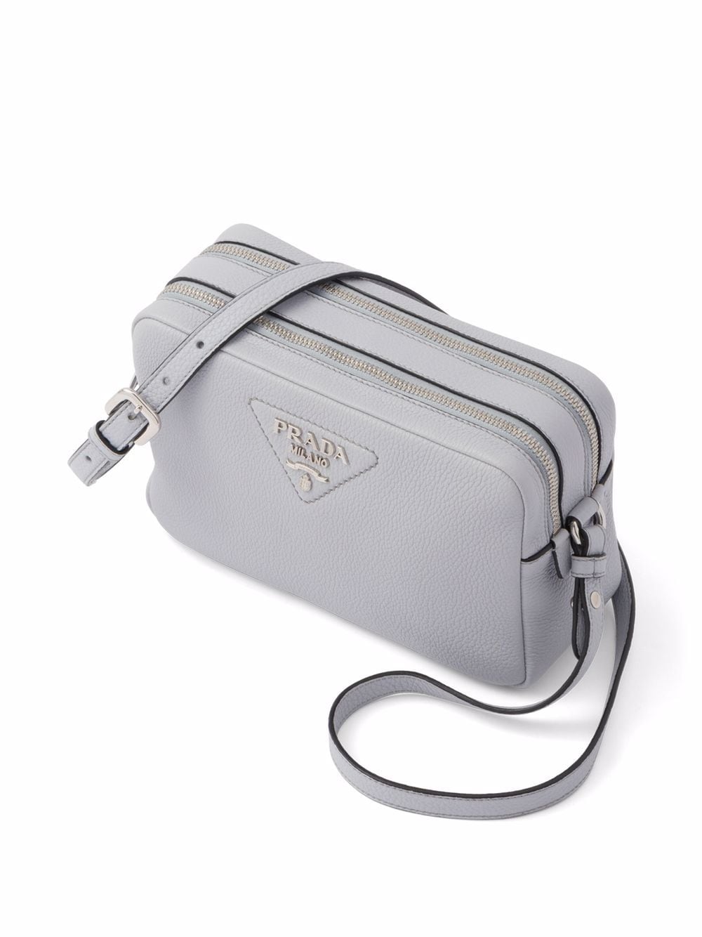 Pra*a flou logo-plaque shoulder bag