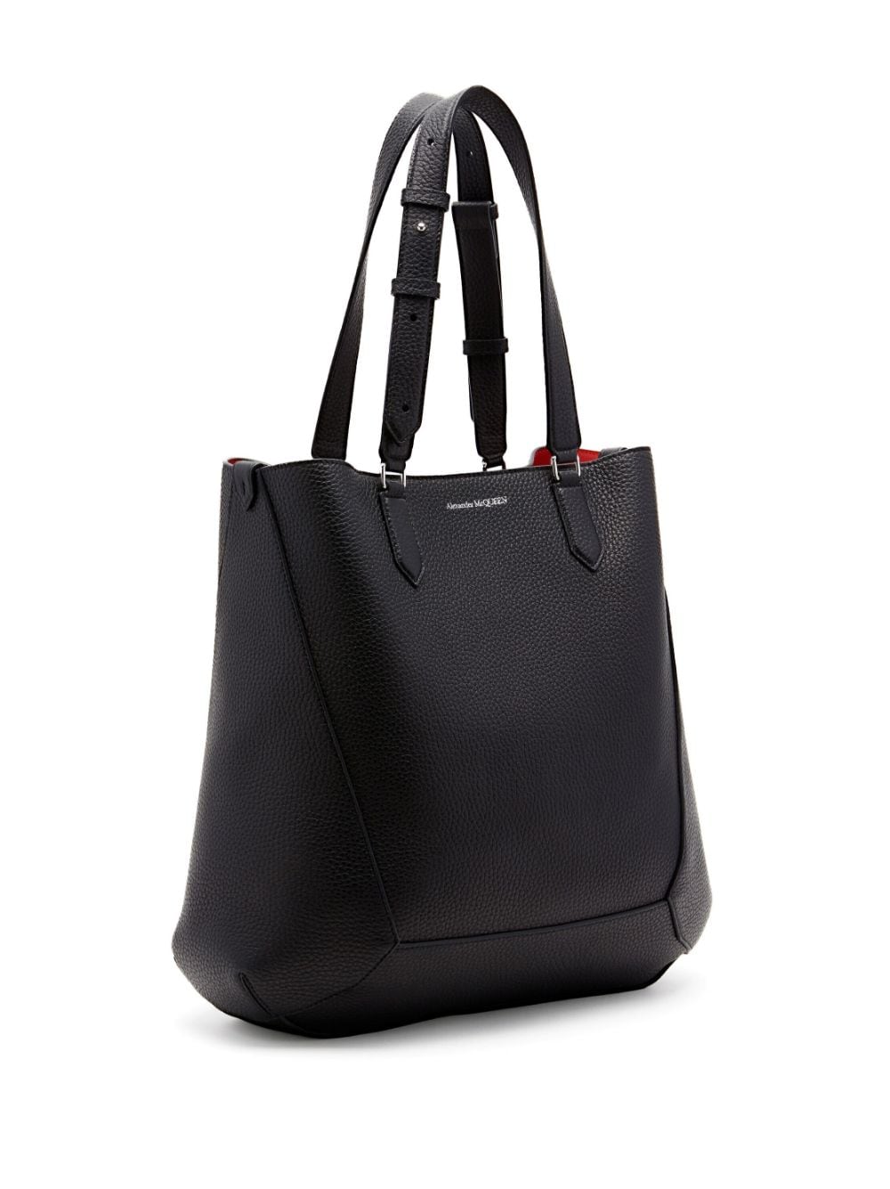Alexander McQueen medium The Edge leather tote bag