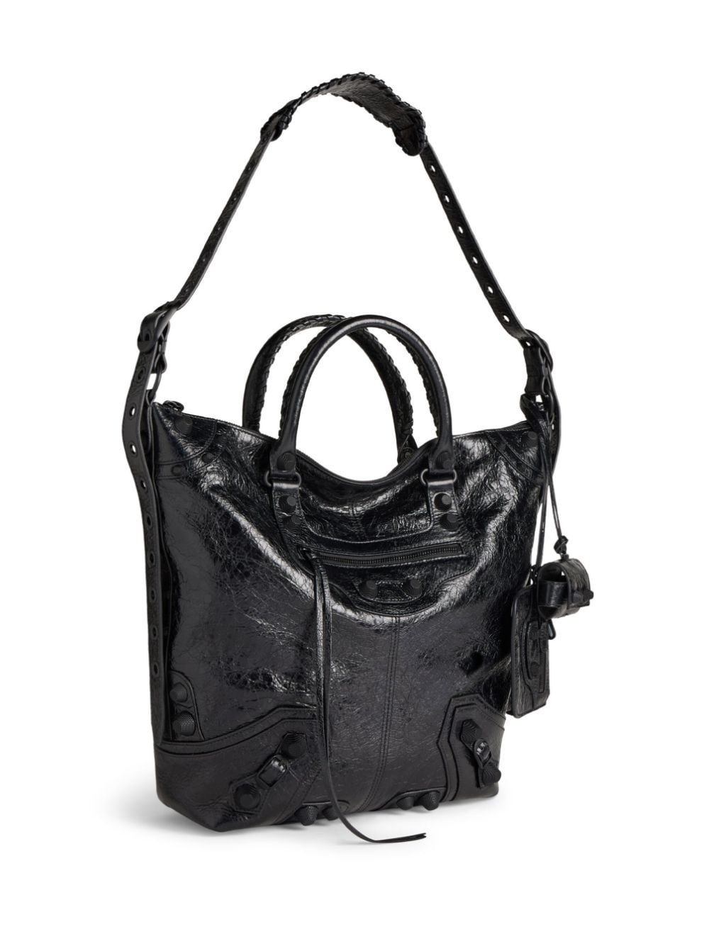 Ba*len*cia*ga le cagole leather tote bag