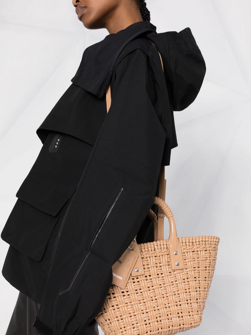 Ba*len*cia*ga xs bistro basket tote bag