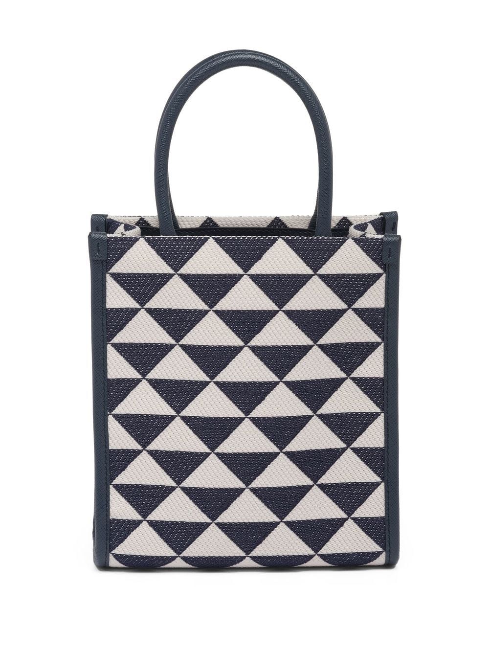 Pra*a symbole embroidered mini bag