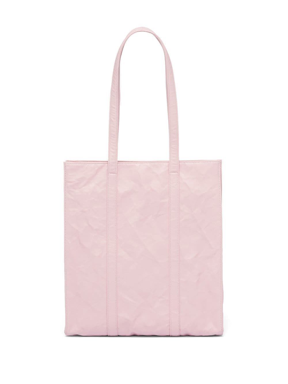 Pra*a nappa-leather tote bag
